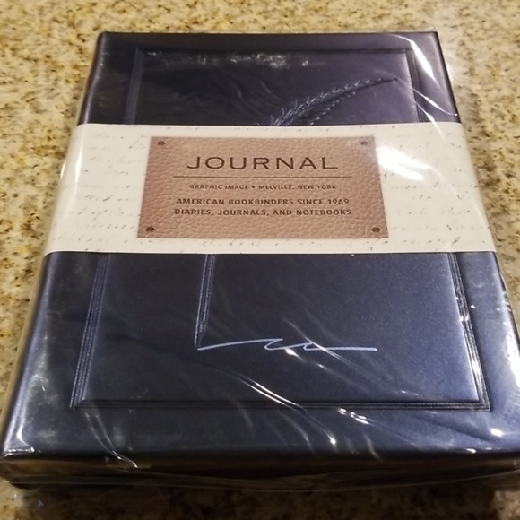 Dark Blue leather journal (New in package) - Picture 5 of 5